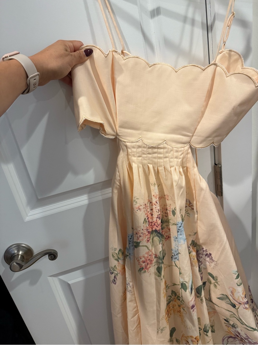 Zimmermann Floral Scalloped Sundress